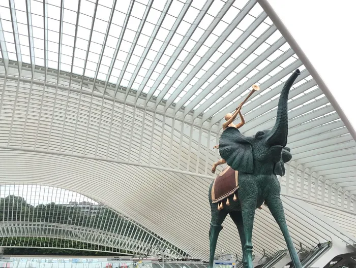 车站，科克，达利，卡拉特拉瓦，建筑，比利时，未来主义，sncb
