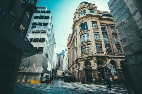 城市，汽车，道路，交通，建筑设计，建筑，建筑，繁忙