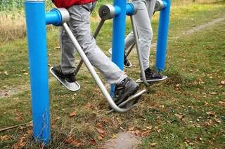 户外、健身、健身房、运动、设备、积极、健康、振兴