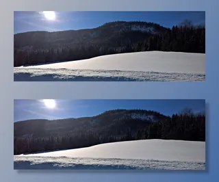 冰雪覆盖的山脉