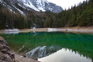 grünersee、styria、散步、自然、心情、远离、树木、森林小径