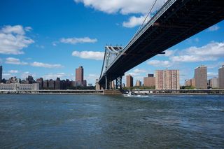 建筑, 兄弟, 城市, 蓝色, 建筑, Himmel, 云, 水