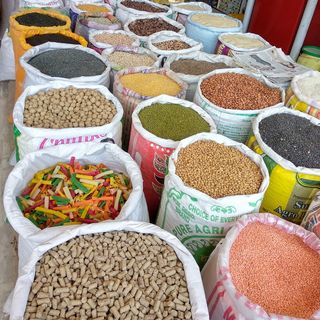 尿布，植物，香料，食品，农产品，蔬菜，豆类，市场