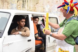 印度、普什卡、小丑、给予、人们的爱、欢乐、交通方式、真实的人