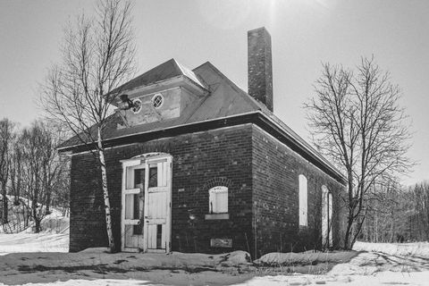 在美国，鲍威尔，大湾，苏必利尔湖，火，烟囱，窗户，门