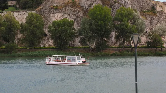 渡船、渡口、rhône、avignon、水、河流、水域、翻译