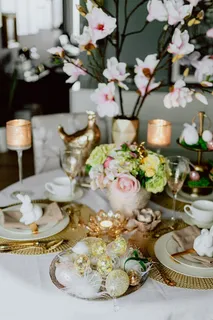 复活节餐桌装饰 复活节餐桌装饰