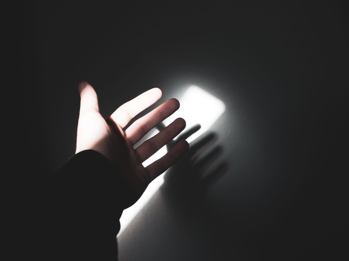 照明，人，人，光，手，手指，led，灯