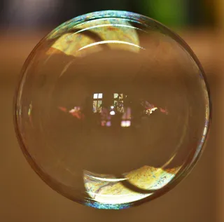 肥皂泡, 反射, 球, 液体, 泡沫, 镜像, 球体, 特写