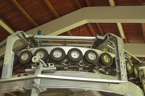 缆车、拐点、滚动、车轮、技术、室内、工业、无人