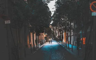 巴塞罗那，西班牙，城市，五颜六色，天空，风景，秋天，秋天