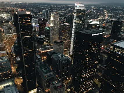 景观，户外，自然，风景，鸟瞰，洛杉矶，建筑，美国