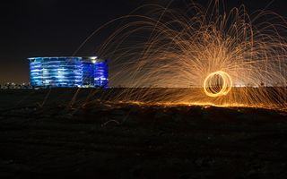 阿拉伯联合酋长国, 阿布扎比, 钢丝绒, 长时间曝光, 摄影, 夜, 夜间摄影, 火花