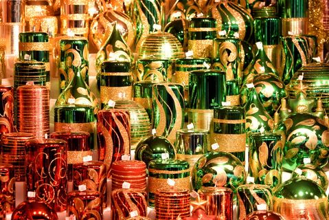 采购产品蜡烛，圣诞节市场，颜色，展示，节日，圣诞节，圣诞节装饰，礼物