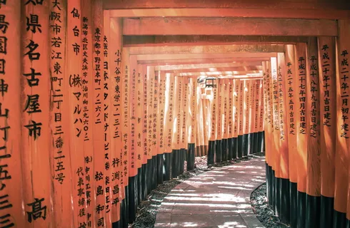隧道,标志,柱子,柱子,神龛,阳光,小径,亚洲 隧道,标志,柱子,柱子,神龛,阳光,小径,亚洲