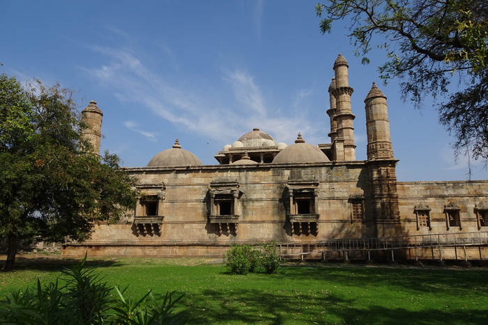 jama masjid、champaner pavagadh、考古公园、联合国教科文组织、世界遗产、遗址、建筑、旅游