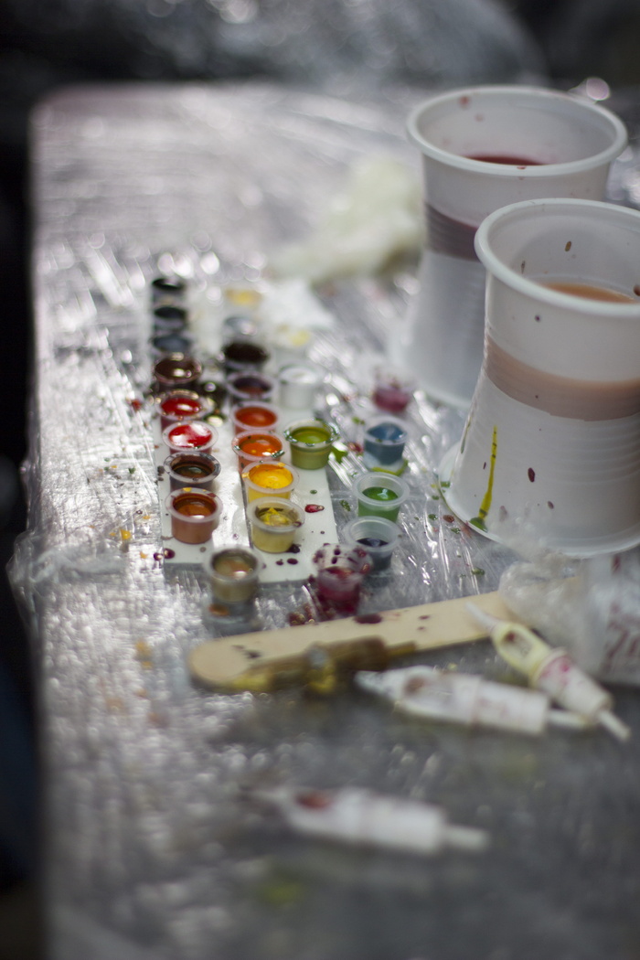 选择性聚焦，桌面，无人，室内，画笔，医疗保健和医药，特写，画笔