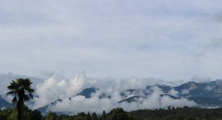 山脉，比利牛斯山脉，比亚恩，法国，比利牛斯山脉，云，比利牛斯亚特兰蒂斯，阿基坦