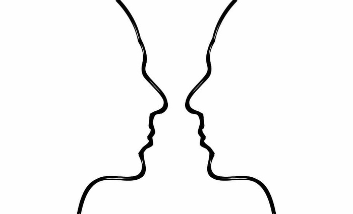 插图，二，头，头，脑，思想，人体，脸