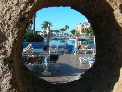 假日, 酒店, 游泳池, 太阳, 复杂, 假日, 酒店, 酒店大楼, 拱门