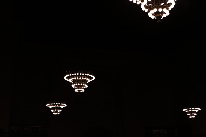 美国, 纽约, 黑暗, 光, 图书馆, wb, 夜, 照亮