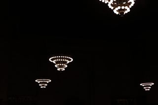 美国, 纽约, 黑暗, 光, 图书馆, wb, 夜, 照亮