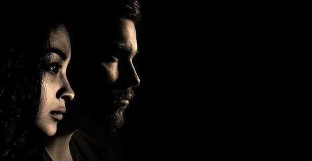 女人,男人,面孔,黑人,背景,争论,深思熟虑,问题 女人,男人,面孔,黑人,背景,争论,深思熟虑,问题