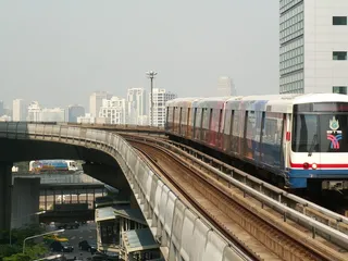 天际线, 曼谷, 摩天大楼, 泰国, 亚洲, 建设, 市中心, 现代