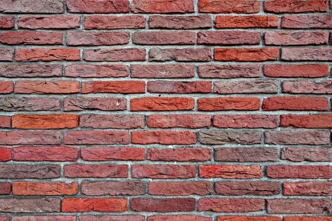 红色、混凝土、砖墙、红砖墙、砌体、接缝、砂浆、水泥