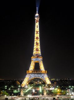 埃菲尔铁塔、皮克斯湾、灯光、巴黎、纪念碑、建筑、闪烁、建筑结构