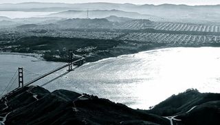 空中，照片，金色，门桥，旧金山，加利福尼亚，摄影，城市