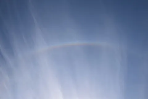 彩虹，太阳弓，云朵，云景，天景，自然，云朵，天气