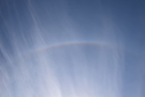 彩虹，太阳弓，云朵，云景，天景，自然，云朵，天气