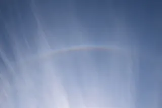 彩虹，太阳弓，云朵，云景，天景，自然，云朵，天气