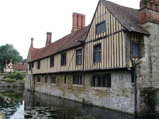 ightham mote，英国，肯特郡，建筑，建筑外观，建筑结构，建筑，天空