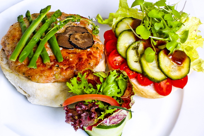 南非，约翰内斯堡，鸡肉，面包卷，蔬菜，食品，健康，美味