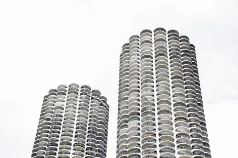 建筑，摄影，两栋，高层，高层建筑，高层，建筑，建筑