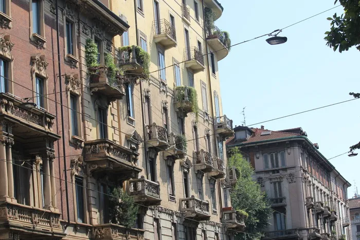 米兰, 宫殿, 城市, 意大利, 建设, 体系结构, 宫殿, 路