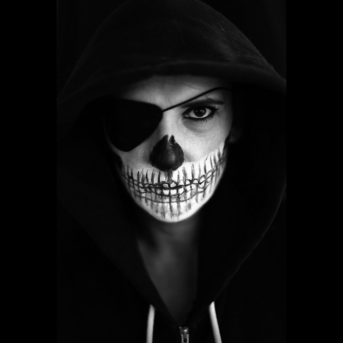 b w, 绘画, 脸, 肖像, 一个人, 看着相机, 成人, 鬼