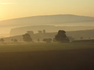 请捐款，咖啡捐款，贝宝，请欣赏，weser uplands，bühren，fog，light snowfall