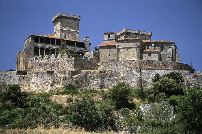 西班牙北部，蒙特雷，城堡，建筑，建筑结构，历史，过去，建筑外观