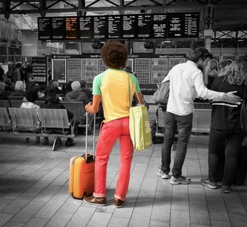 铁路、旅行、旅程、站台、乘客、交通、铁路、运输