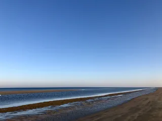 römö，海滩，天空，部分多云，度假，休息，水，海