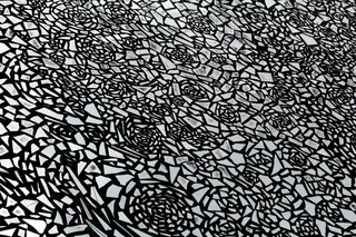 发票、玫瑰、图形、镜子、bw、设计、图案、背景