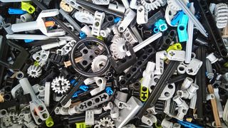 乐高，科技，齿轮，azure，灰色，科技，科技，机械