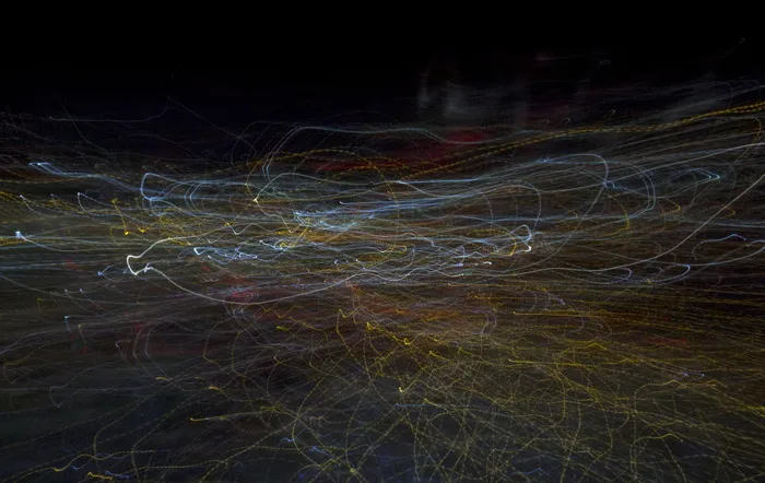 加拿大, 蒙特利尔, 城市, 颜色, 曝光, 长, 抽象, 夜