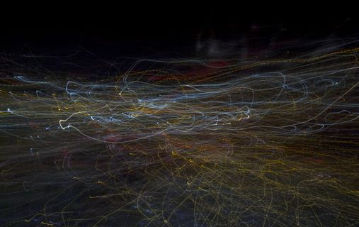 加拿大, 蒙特利尔, 城市, 颜色, 曝光, 长, 抽象, 夜