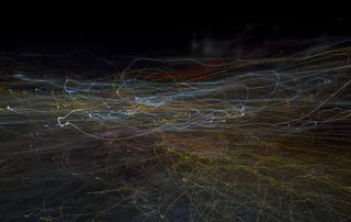 加拿大, 蒙特利尔, 城市, 颜色, 曝光, 长, 抽象, 夜