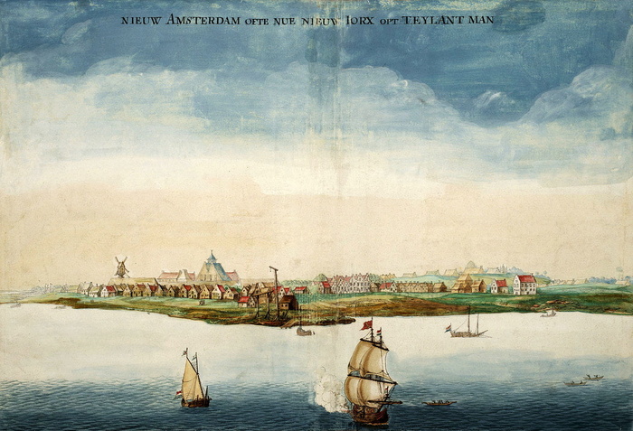 新阿姆斯特丹，1664年更名为纽约
