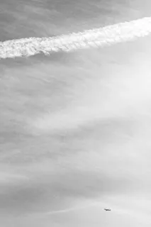 空中轨迹，云，天空，飞机，飞机，云天，自然之美，没有人